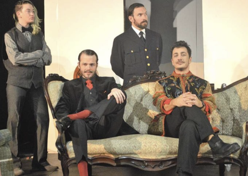 Several lead actors for Theatre of Dare's production of "The Mouse Trap" including Dave Holton